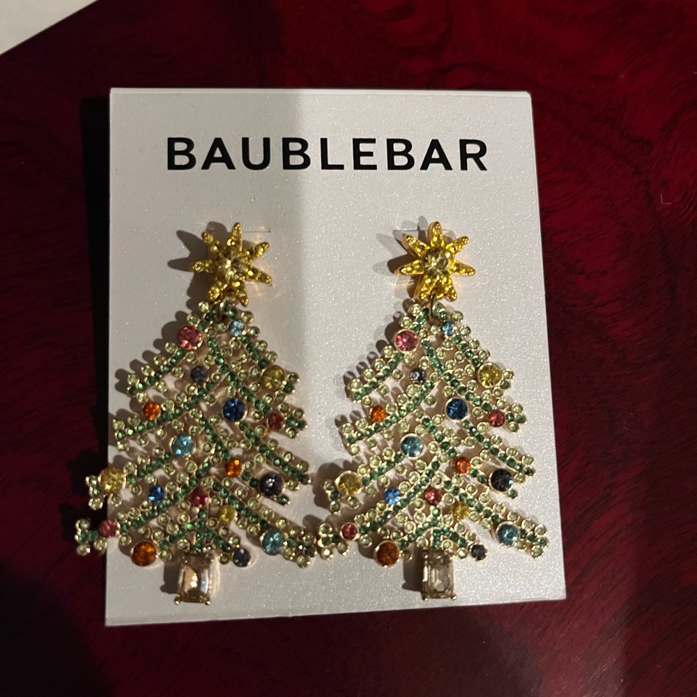 Baublebar Christmas Tree Earrings